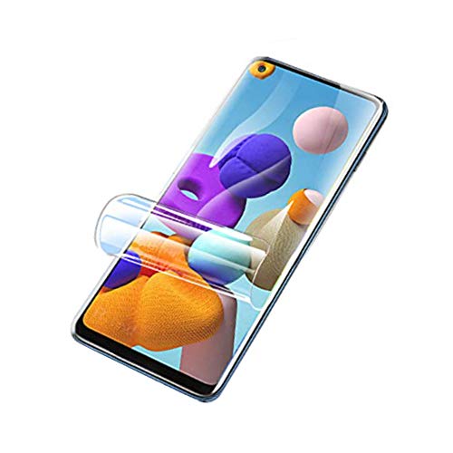 Para Xiaomi Poco X3 NFC/Xiaomi Poco X3 Pro Protector de Pantalla, Admite la Función de Huella Digital, [2 Piezas] Suave Película Protectora de TPU, Alta Definición y Sensibilidad y Transparent
