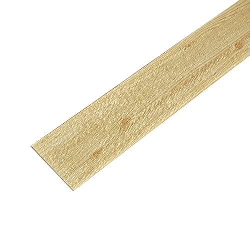 GNGR PVC de imitación de madera maciza, resistente al agua, M Arble, salón, línea de pie, adhesivo para pared, ventana, caballos, tamaño único