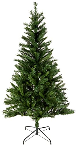 Amazon Basics - Árbol de Navidad artificial, 569 ramas con soporte de metal, 180 cm de alto