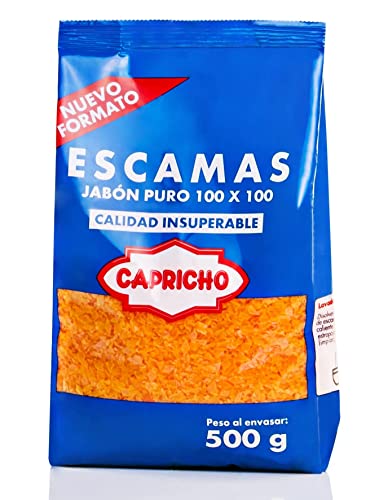 Capricho - Escamas De Jabón Natural Gr, Amarillo, 500 g