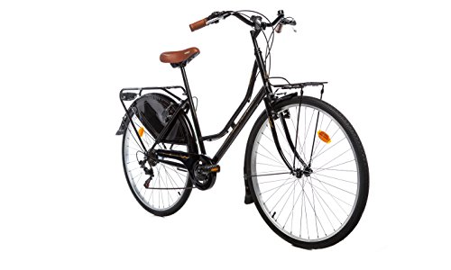 Moma Bikes Bicicleta Paseo HOLANDA 28', SHIMANO 6V. Sillin Confort