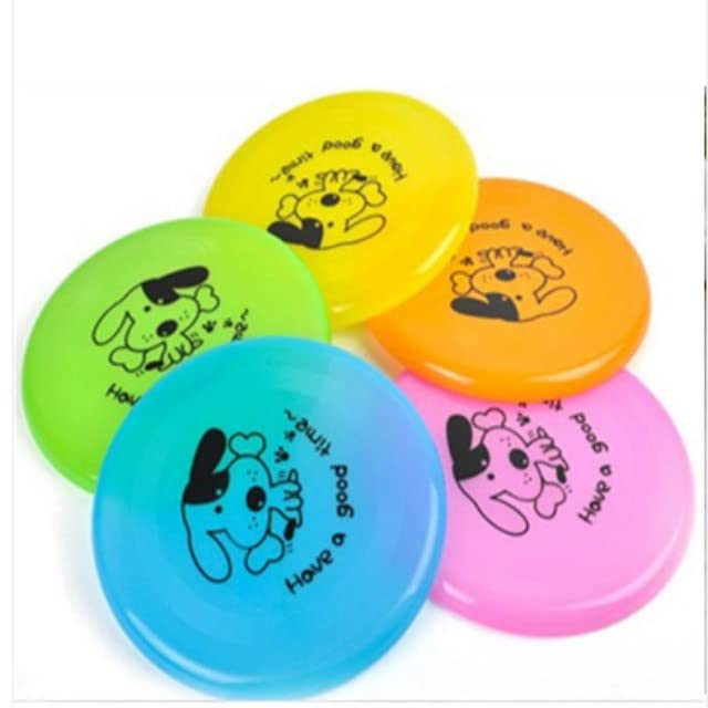 Jenell, Juego de 2 frisbees para perros,Disco frisbee para perros de 7.8 pulgadas,Juguete para perros Frisbee, Juguetes para perros Flyer Disc interactivos para perros