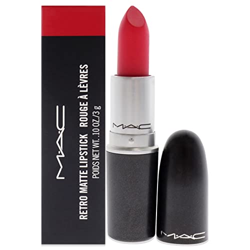 MAC Matte Lipstick Relentlessy Red 3gr 30 G, Color Rojo., Fresh