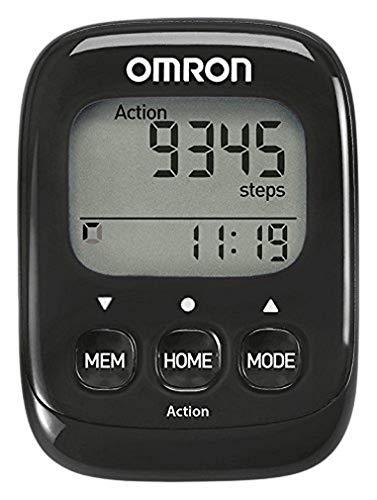 OMRON Healthcare Walking Style IV Podómetro para Contar calorías y Pasos, Unisex Adulto, Negro, Talla Única