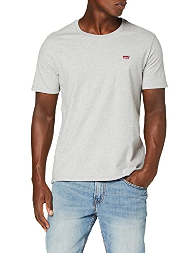 Levi's The Original tee Camiseta, Gris (Cotton + Patch Medium Grey Heather Emb 0015), Small para Hombre