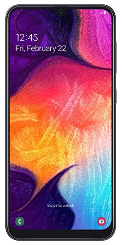 Samsung Galaxy A50 SM-A505F 16,3 cm (6.4'') 4 GB 128 GB SIM Doble 4G Negro 4000 mAh - Smartphone (1080 x 2340 Pixeles, 25 MP)