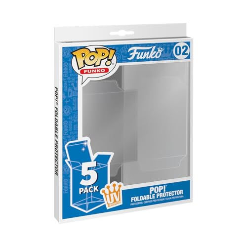 Funko Pop 5 Pack Foldable - Caja Premium Protectors Pop! Figuras de Vinilo Coleccionables - Almacenamiento Duradero, Transparente y Apilable