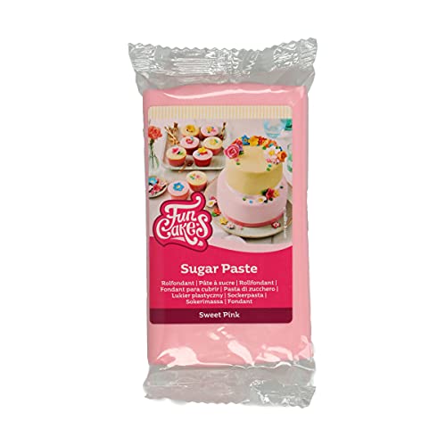 FunCakes Pasta de Azúcar Rosa 250 g