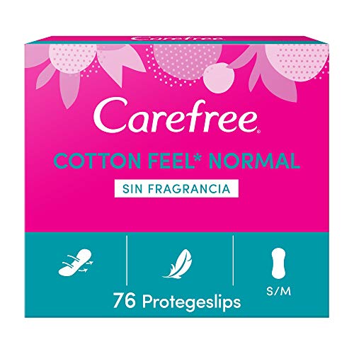 Carefree Salvaslip Cotton Sin Fragancia 76 unidades 200 g