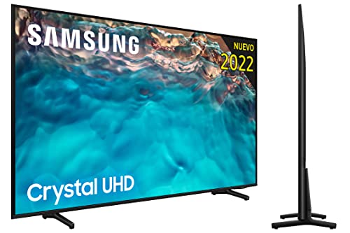 Samsung TV Crystal UHD 2022 55BU8000 - Smart de 55', 4K , Procesador Crystal UHD, Contast Enhancer con HDR10+, Q-Symphony y Alexa integrada.