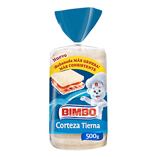Bimbo - Corteza Tierna Pan Blanco 460g, 18 Rebanadas