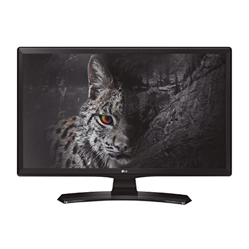 LG 24MT49S-PZ - Monitor TV de 24' (60 cm, Smart TV LED HD, 1366 x 768 Pixels, Modo Cine, Modo Juego), Color Negro Brillante