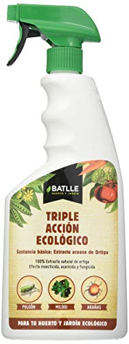 Semillas Batlle - Espray triple acción ecológico, 400 ml - Batlle