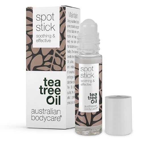 Australian Bodycare Tea Tree Oil Spot Stick – Roll On para Espinillas, Granos, Piel Grasa y con Acné | Contiene Aceite de Árbol de Té Australiano de Grado Farmacéutico, 9ml
