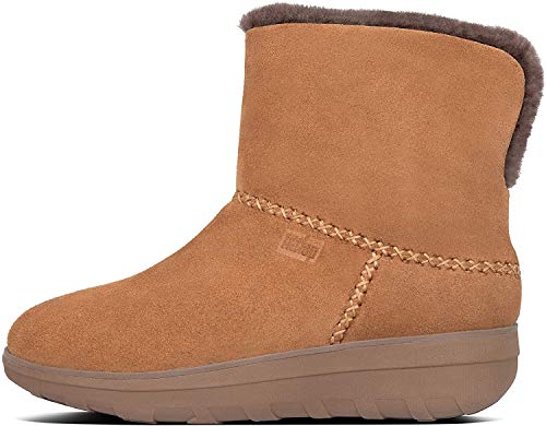 FitFlop Mukluk Shorty III, Botines Mujer, Marrón (Chestnut 047), 39 EU