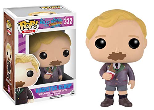 Funko Pop! Movies: Willy Wonka and the Chocolate Factory - Augustus Gloop Vinyl Figure (Bundled with Pop BOX PROTECTOR CASE)