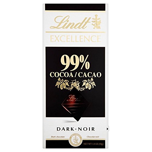 Lindt La Excelencia De Chocolate Negro - 99% De Cacao (50g) (Paquete de 6)