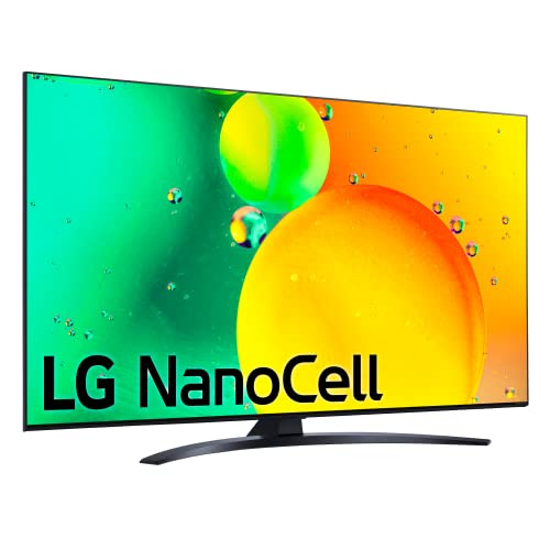 LG Televisor 55NANO766QA - Smart TV webOS22 55 pulgadas (139 cm) 4K Nanocell, Procesador de Gran Potencia 4K a5 Gen 5, compatible con formatos HDR 10, H y HGiG
