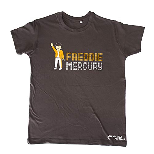 GAMBA TARONJA Freddie Click - Camiseta - Freddie Mercury - PLAYMOBIL - Queen (XL)