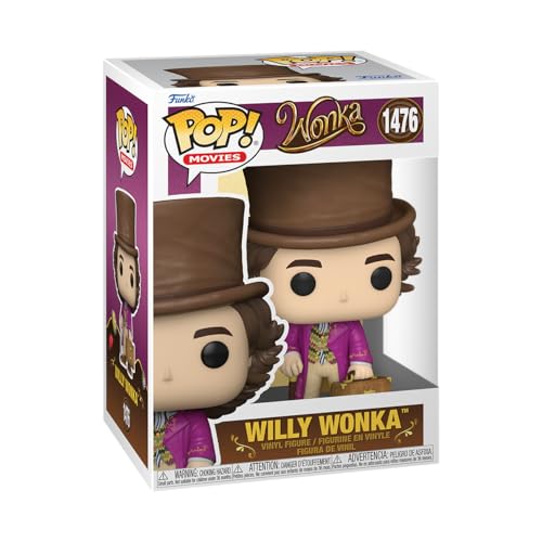 Funko Pop! Movies: Wonka - Willy Wonka - Figura de Vinilo Coleccionable - Idea de Regalo- Mercancia Oficial - Juguetes para Niños y Adultos - Movies Fans - Muñeco para Coleccionistas