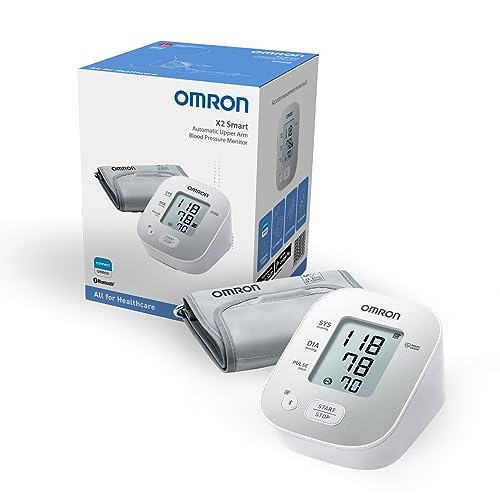 OMRON X2 Smart Tensiómetro de Brazo digital, Monitor de Presión Arterial Inteligente, validado clinicamente