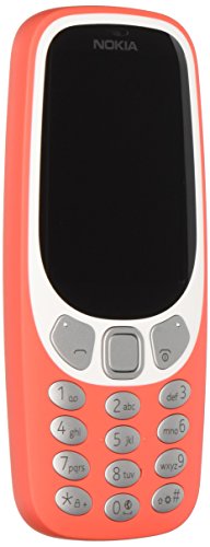 Nokia 3310 3G - Teléfono Móvil (Memoria Interna de 64), Color Rojo cálido