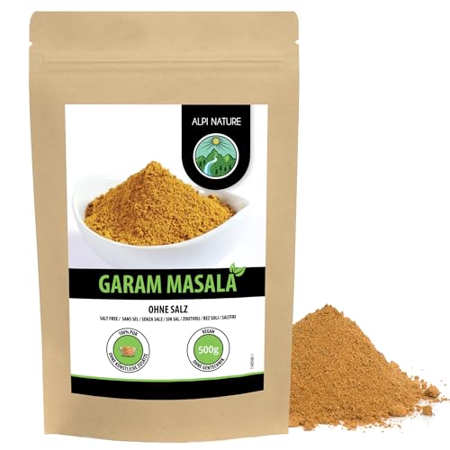 Garam Masala mezcla de especias (500g), condimento para Tikka Masala, típica mezcla de especias de la India, empaque resellable