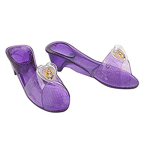 Princesas Disney - Zapatos de Rapunzel para niña, color lila - Talla 4-6 años (Rubies-35357)
