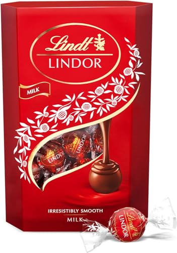 Lindt Lindor Bombones de Chocolate con Leche - Aprox. 16 bombones, 200 g