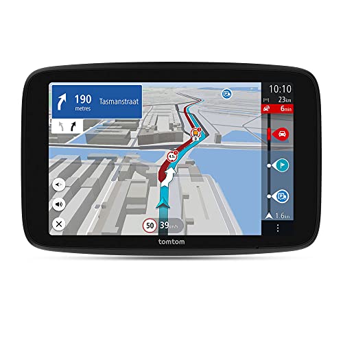TomTom GPS para camión GO Expert Plus(pantalla HD 7', rutas vehículos grandes/PDI,TomTom Traffic, mapas del mundo, avisos de restricciones, actualizaciones rápidas vía Wi-Fi, señales visuales, USB-C)