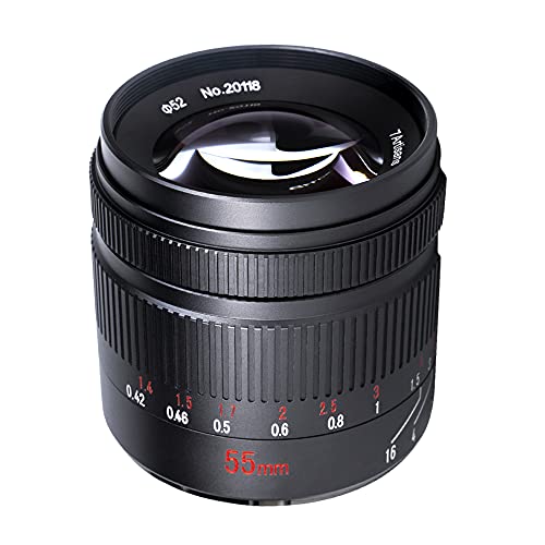 7artisans 55 mm F1.4 Gran Apertura Micro cámara de Enfoque Manual Retrato Lente para para Sony nex-6r NEX-7 A3000 A5000 A5100 A6000 A6300 A6500