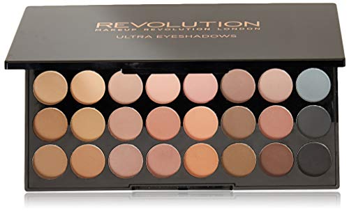Makeup Revolution Ultra Eyeshadow Palette Flawless Matte Paleta 32 matowych cieni do powiek 16g