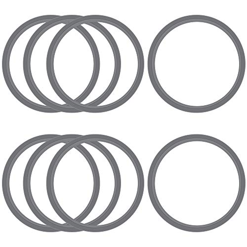 SNAGAROG 8 piezas de repuesto, junta de goma anillo de junta en forma de O, tapa resellable y almohadillas de engranajes y amortiguadores serie 900 W, kit de accesorios de repuesto, plateado