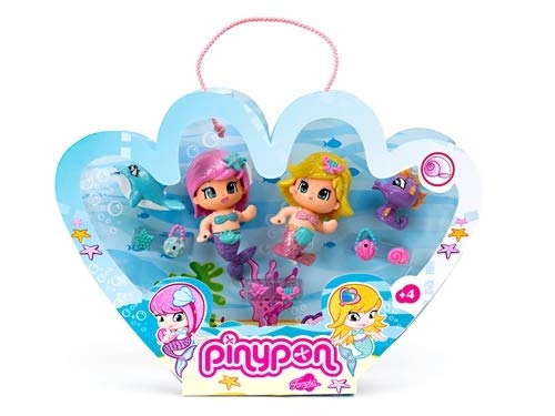 Pinypon Pack de 2 Figuras de Sirenas, para niños a partir de 4 años (Famosa 700008931) , color/modelo surtido