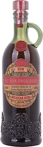 El Ron Prohibido 12 Years Old Solera Blended Mexican Rum 10cl