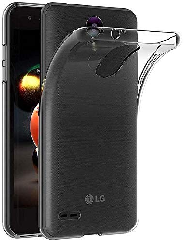 REY Funda Carcasa Gel Transparente para LG K9 - LG K8 2018, Ultra Fina 0,33mm, Silicona TPU de Alta Resistencia y Flexibilidad (Pack 3X)
