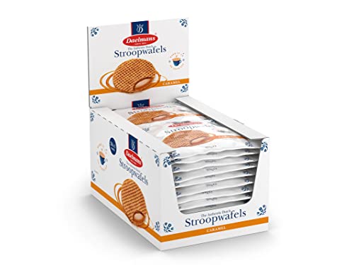 Daelmans Stroopwafels - Caja de 39 g x 24 (empaquetada individualmente) - Auténtico Stroopwafel original holandés