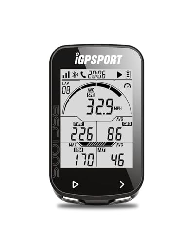 iGPSPORT BSC100S GPS Computadora de Bicicleta Ciclocomputador 40 Horas de 2,6' Retroiluminada Autonomía Pantalla Sensor Ant+/BLE5.0，IPX7