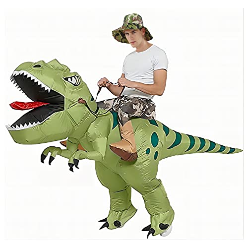 Disfraz de Dinosaurio Hinchable T Rex Air Blow up Funny Fancy Dress Party Halloween Costume for Adult