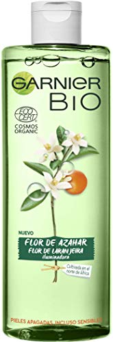 Garnier Bio Agua Micelar con Agua de Flor de Azahar Ecológica - 400 ml (Paquete de 1)