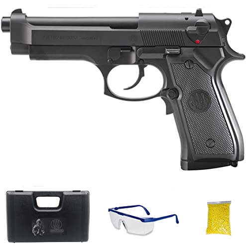 Umarex – Beretta M92FS | Pistola de Airsoft Calibre 6mm (Arma Aire Suave de Bolas de plástico o PVC). Sistema eléctrico