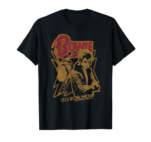 David Bowie - Tour Mundial de 1972 Camiseta