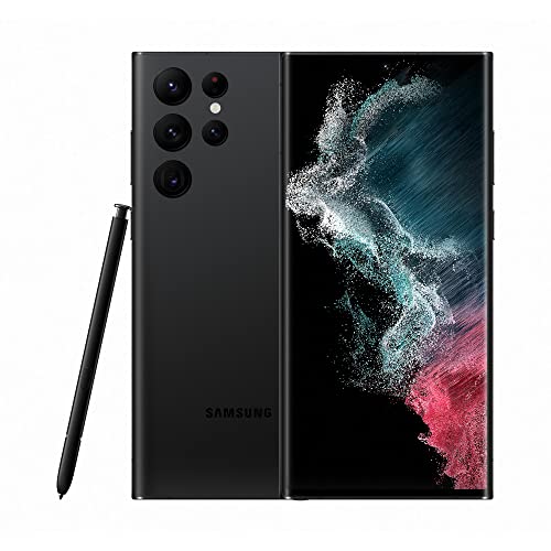 SAMSUNG Galaxy S22 Ultra 5G - Teléfono móvil (512 GB, Tarjeta SIM), Color Negro