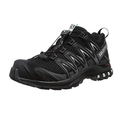 Salomon XA Pro 3D Zapatillas de Trail Running para Mujer, Estabilidad, Agarre, Protección duradera, Black, 38