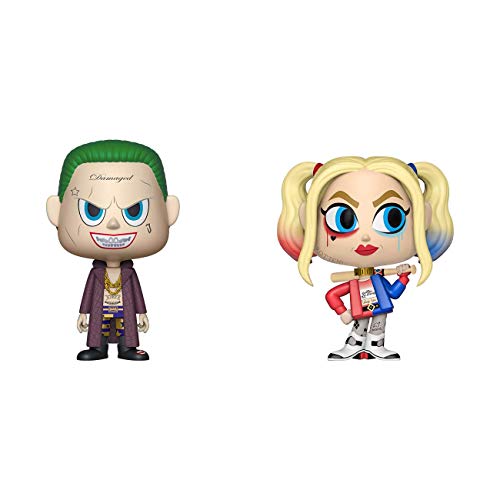 Funko- Suicide Squad: Joker & Harley Quinn Joker and Harley Figuras de colección, Multicolor (36337)