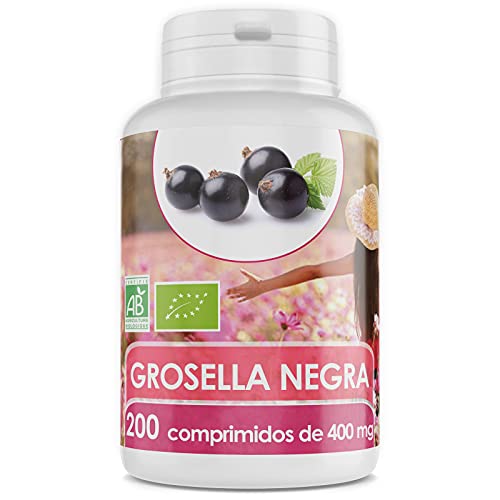 Grosella Negra Orgánica - 400 mg - 200 comprimidos
