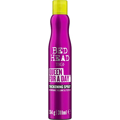 BED HEAD by TIGI - Queen For A Day, Espray voluminizador para pelo fino, 311 ml (el embalaje puede variar)
