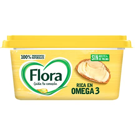 Flora Margarina Original 400gr | 100% vegana | con ingredientes naturales