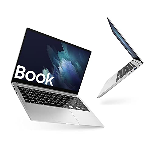 Samsung Galaxy Book Laptop, 15.6' FHD LED, Intel Core i5, Intel® Iris® Xe Graphics, RAM 8GB LPDDR4x, 512GB NVMe SSD, Windows 11 Home, Mystic Silver (Reacondicionado)
