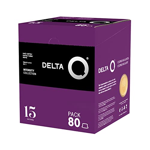 Delta Q Mythiq - Cápsulas de café natural - 80 cápsulas